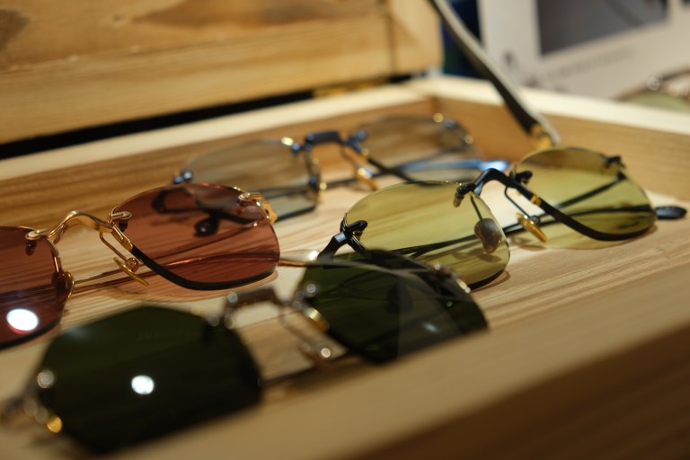 Assortment of frames laid out for a home trial