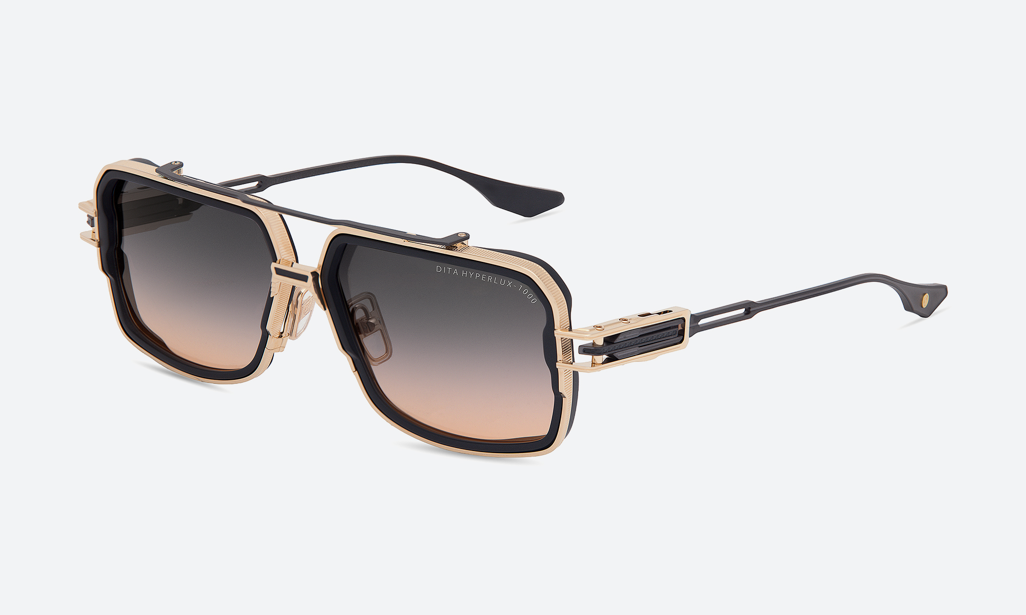 Polarized sunglasses for driving on a car dashboard