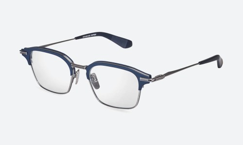 Dita TYPOGRAPHER-DTX142 Matte Navy - Antique Silver