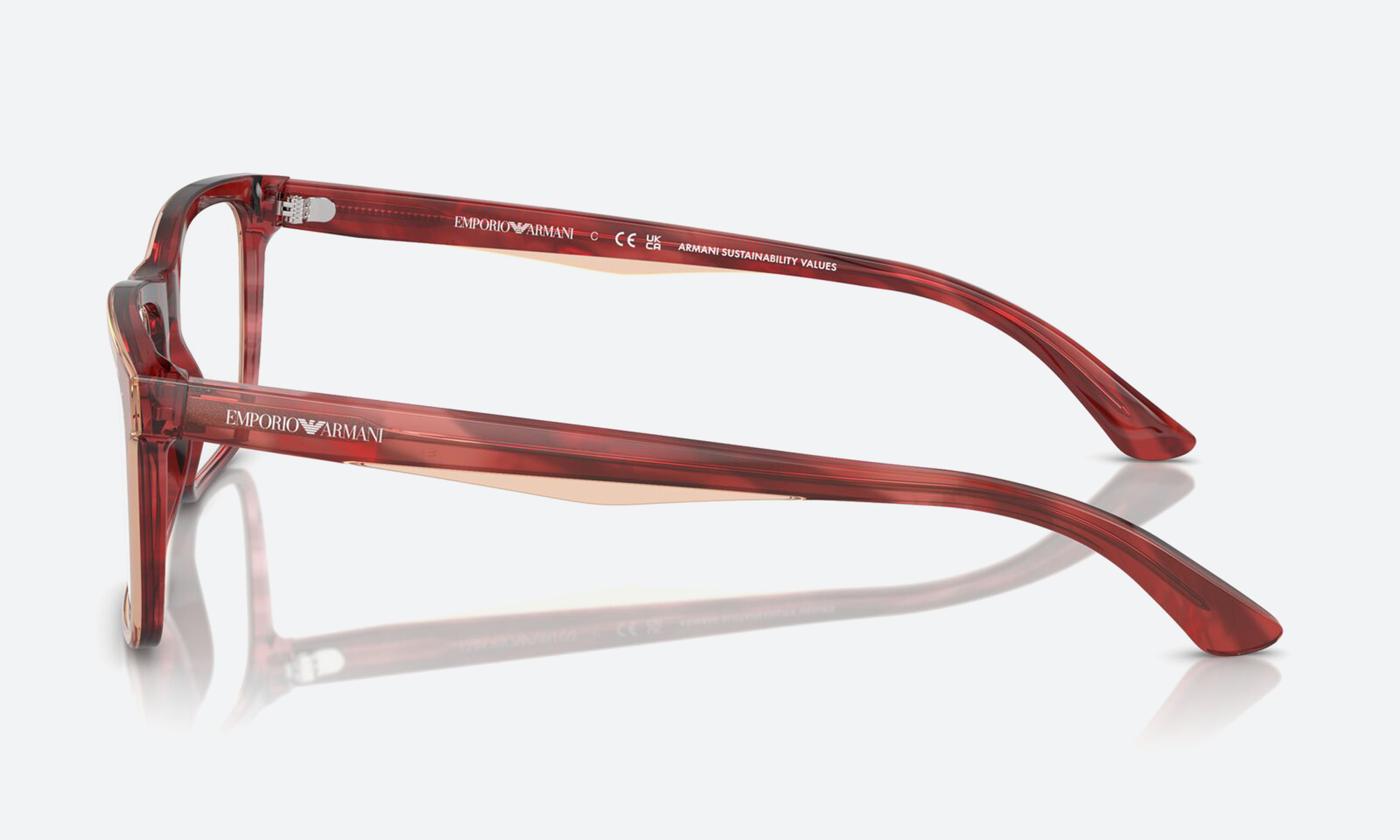 Emporio Armani EA3227 6053 Red - Image 3