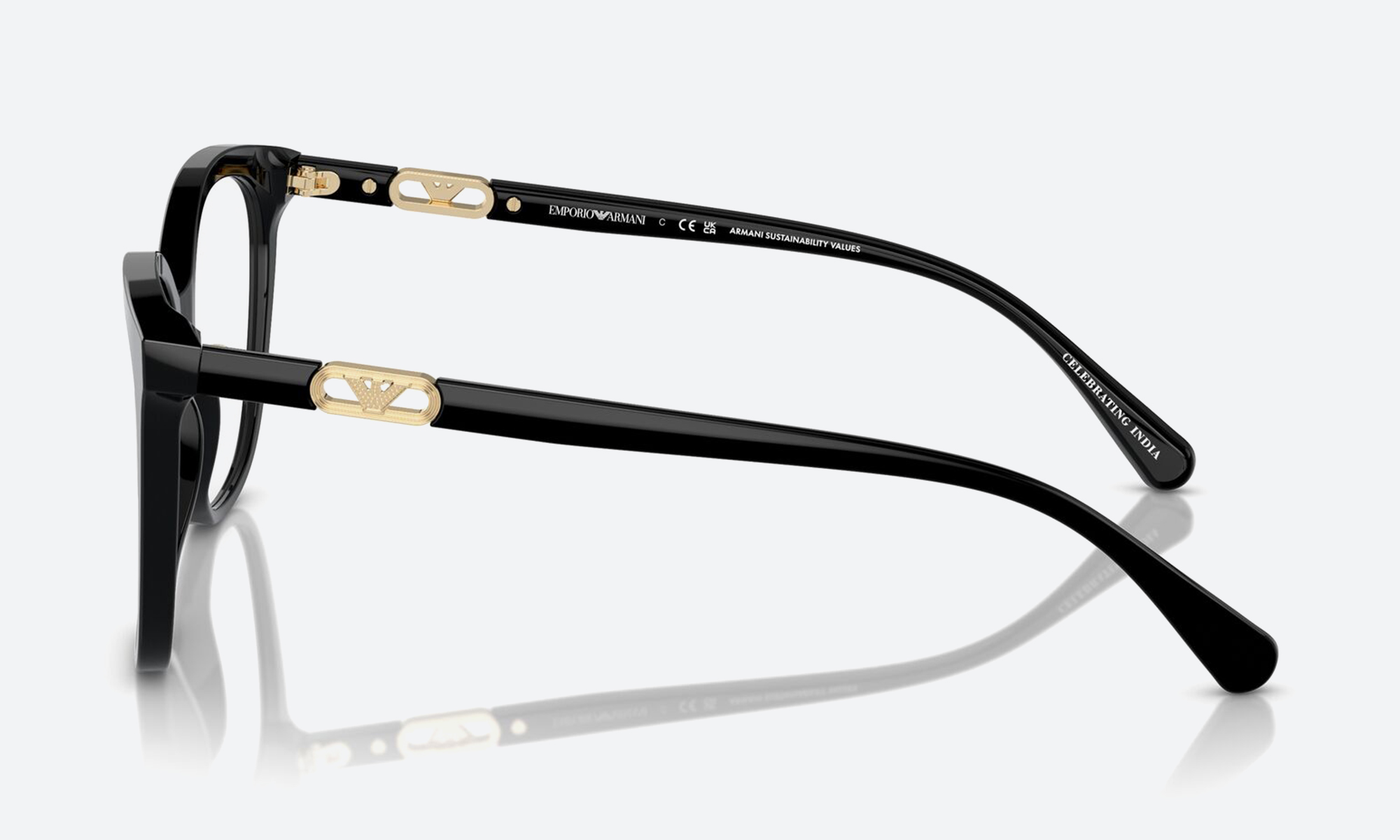 Emporio Armani EA3231 5378 Black - Image 3