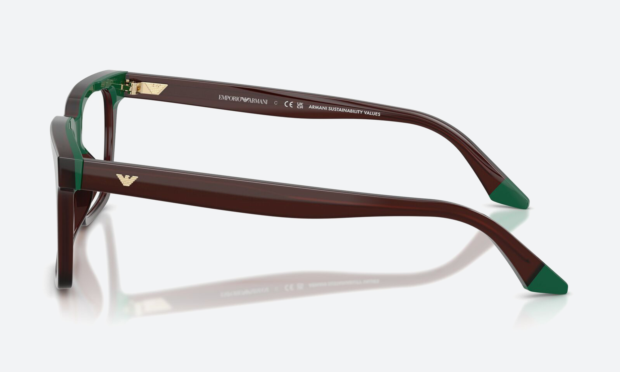 Emporio Armani EA3272U 6315 Brown - Image 3