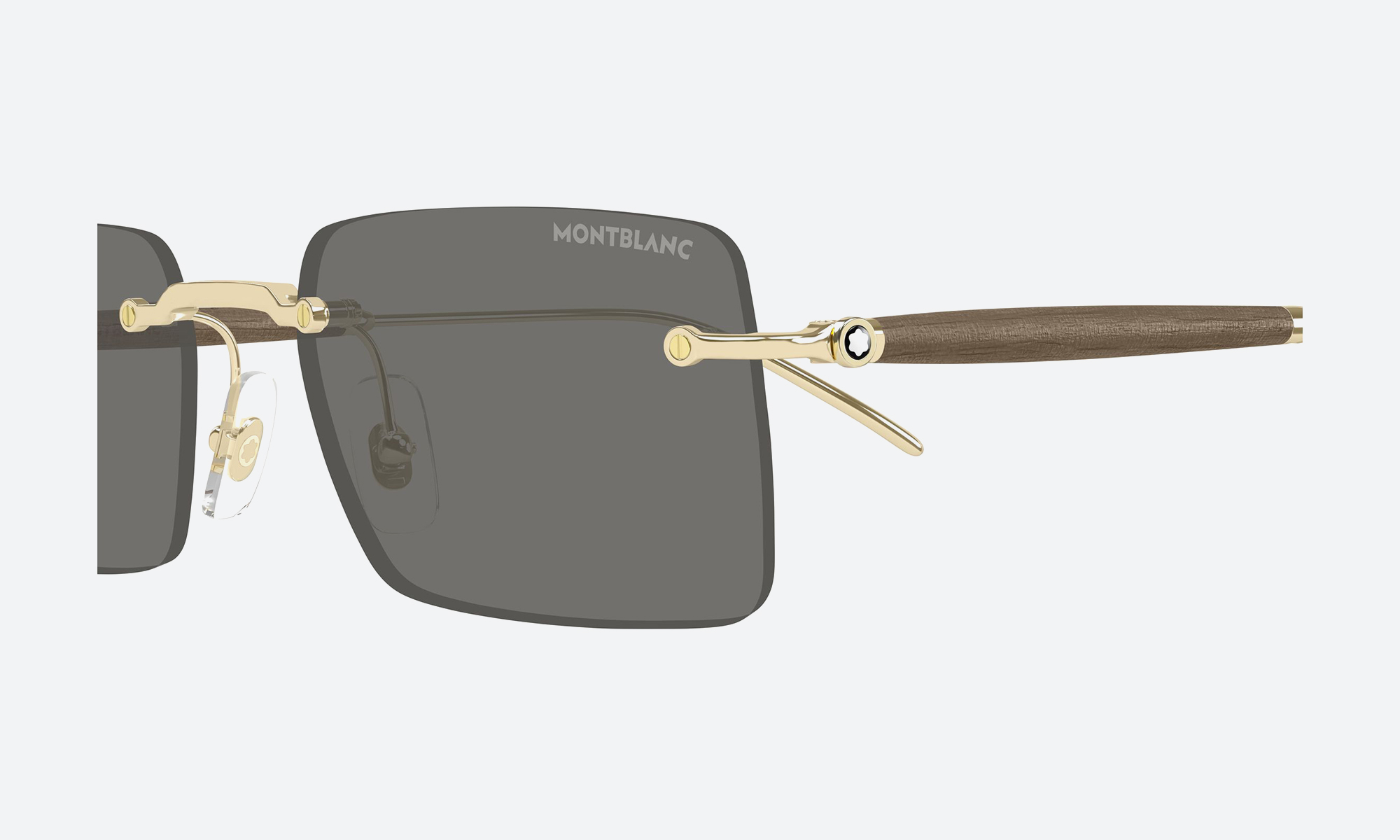 Mont Blanc MB0453S 001 Gold - Image 3