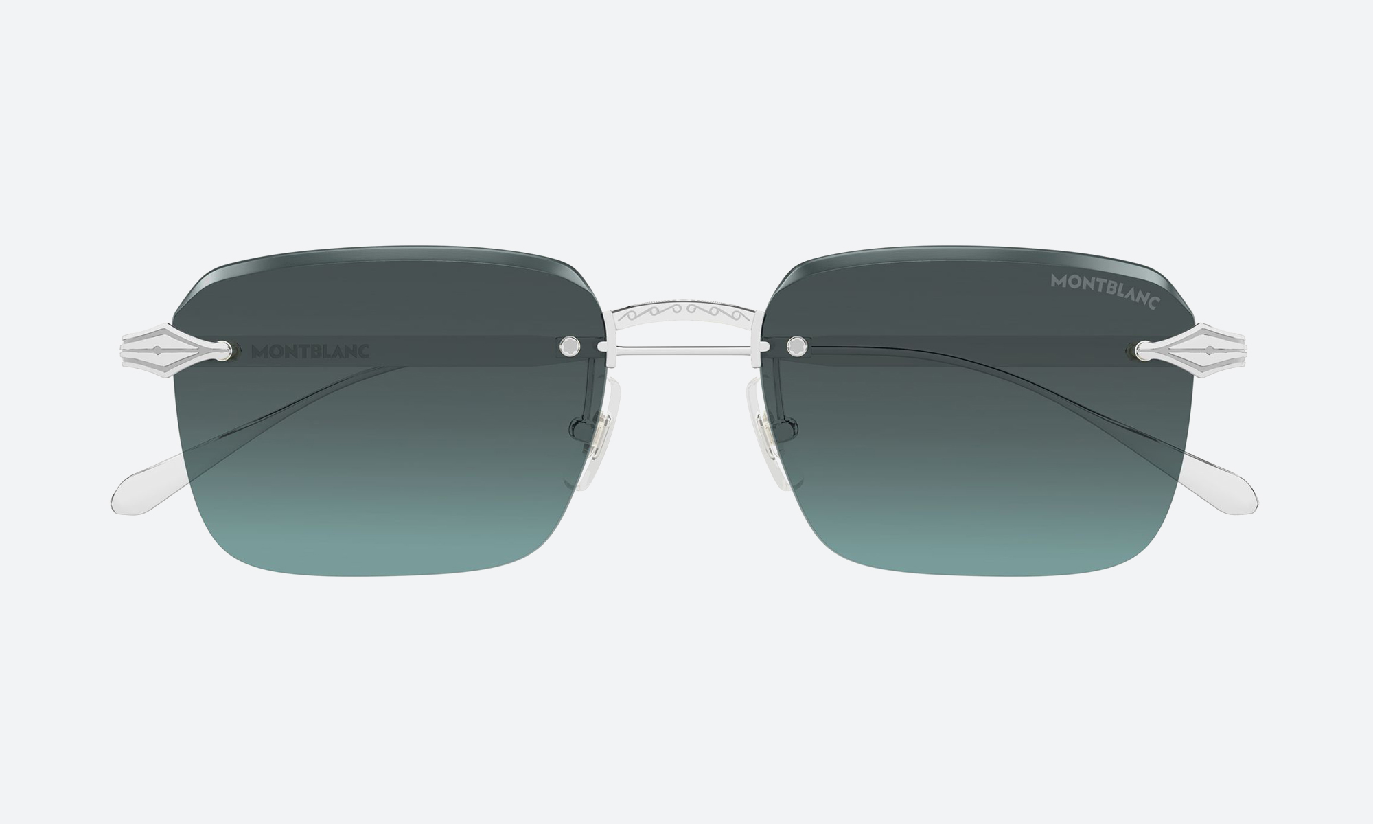 Mont Blanc MB0456S 002 Silver - Image 2