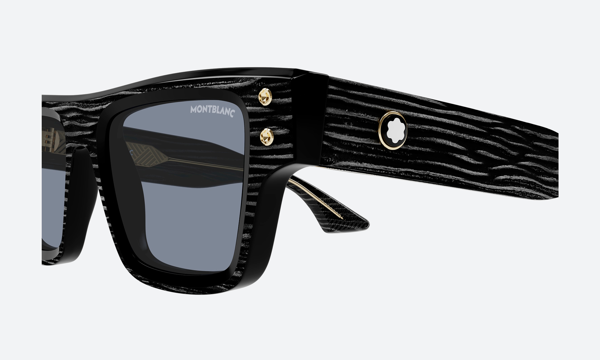 Mont Blanc MB0253S 011 Black - Image 3