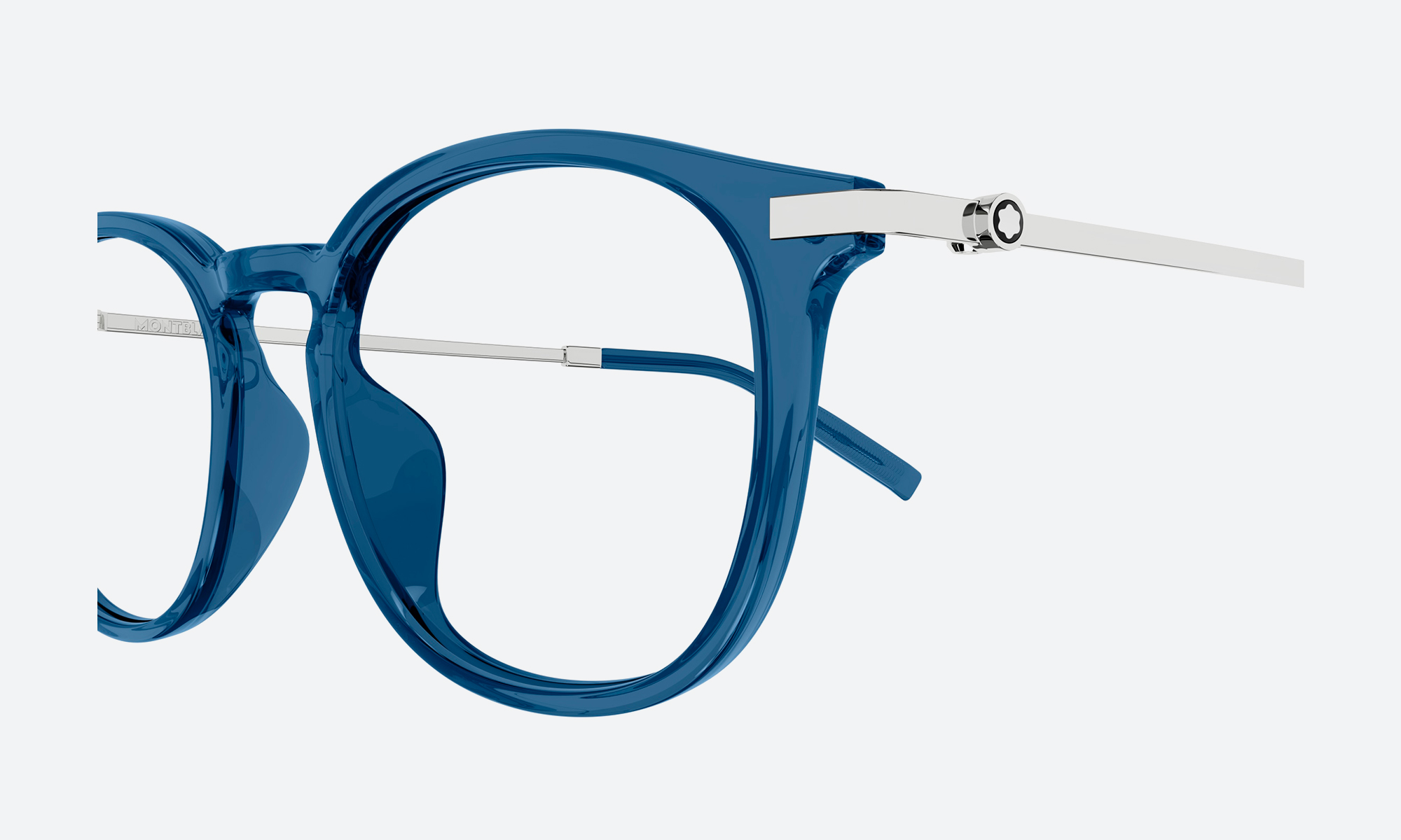 Mont Blanc MB0375OA 004 Blue - Image 3