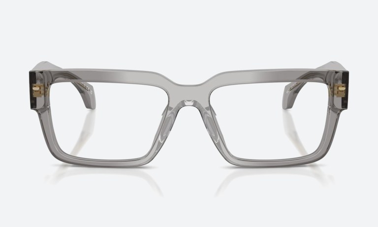 Versace frames shown on three different face shapes