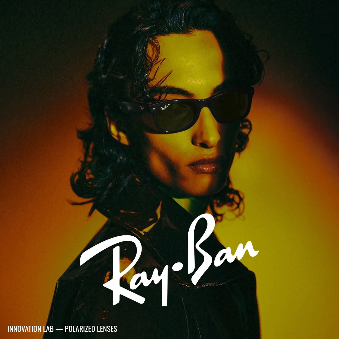 Hero flat-lay of classic Ray-Ban sunglasses