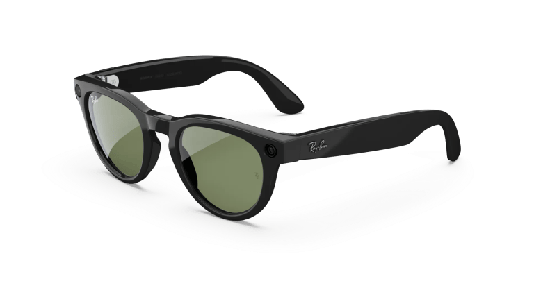 Content creator wearing glasses, ray-ban meta gen 3 content creation